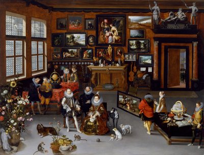 The Archdukes Albert and Isabella Visiting a Collector